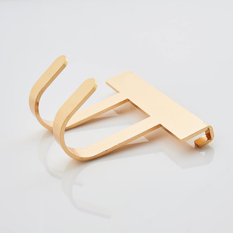 Dasher Products Gold Double Wall Hook Accessory for Acrylic Clear Calendar for Wall  Modern Gold Toned Metal Wall Hook for Hanging Keys  Jewelry  Office Supplies  Kitchen Accessories  and More. (Wall Hook) - Image 5